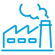 Commercial emissions icon.