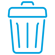 Trash can icon.