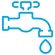 Water facet icon.