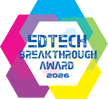 EdTech Breakthrough Awards 2026 badge.